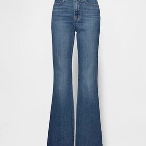 GAP Women's Classic Blue 70’s Flare High Rise Jeans